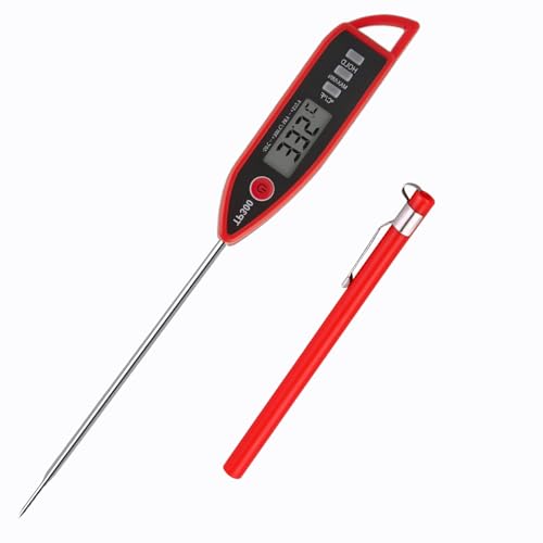 Termometro Alimentare Impermeabile IPX7 - Sonda Lunga, Da -50°C A +300°C, Per Cucina, Candele E Liquidi - Foto 6