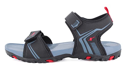 Image of Sparx Men's Sandal, Black Bluish Grey, 6 UK
