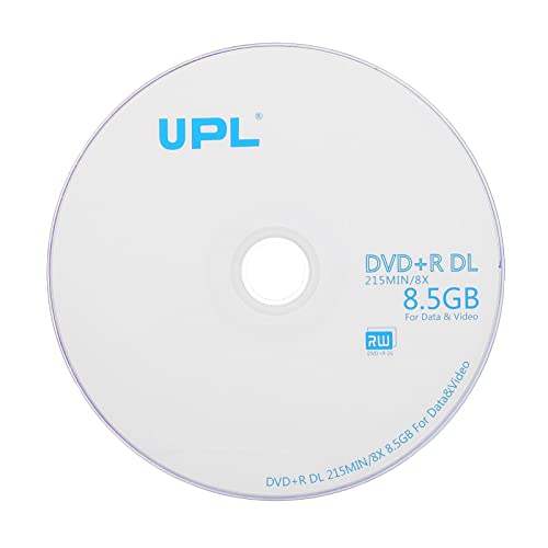Bozony 25PCS 215 N 8X DVD+R DL 8,5GB Disco em branco DVD Disco para dados e vídeo