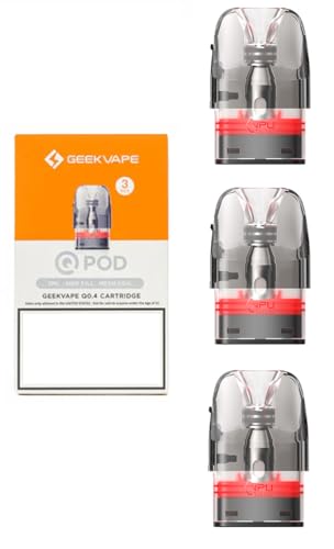 Geekvape Q Pod �����p �J�[�g���b�W for Sonder Q/ Q2/ Q Lite,Wenax Q/Mini/Pro, AQ Kit, Digi-Q, Aegis Hero Q Kit, Wenax Q Ultra,Digi Q Vist