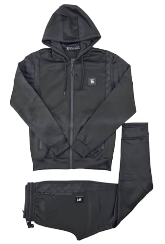 Survêtement homme doublé polaire à carreaux style urbain chic