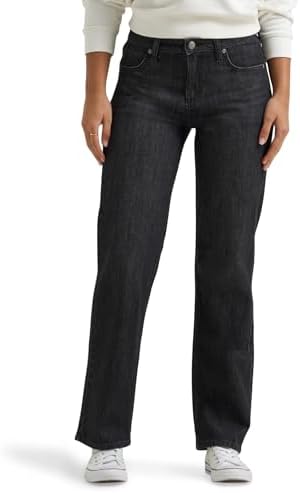Lee Legendary Relaxed Straight Jeans für Damen, Von Moonlight, 42 Kurz