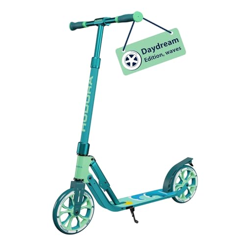HUDORA BigWheel® 205 Advanced Scooter - Daydream-Edition - für bis zu 100kg - Höhenverstellbarer & zusammenklappbarer Tretroller - Kick-Scooter für Kinder/Jugendliche & Erwachsene