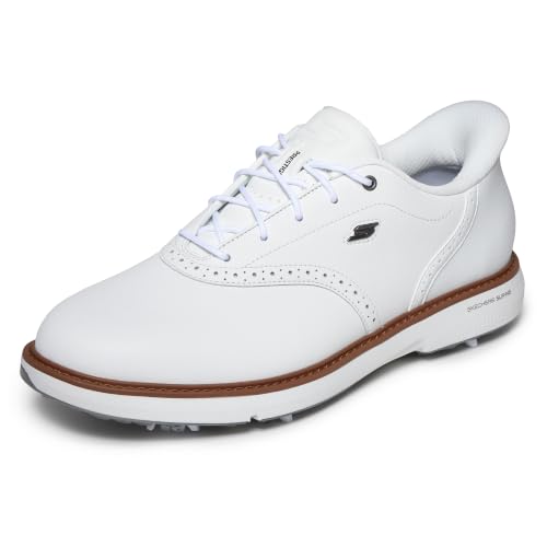 Image of Skechers Men's Prestige Slip-Ins Golf Shoe | Golf, Waterproof, Slip-ins, Arch Fit, ECO FLIGHT Cushioning, Premium Leather, Lightweight