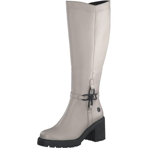 Marco Tozzi Damen by Guido Maria Kretschmer 2-2-85606-39 Kniehohe Stiefel, Ivory Comb, 39 EU Cover