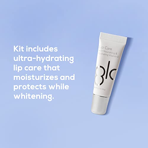 Glo Vial Teeth Whitening Gel Treatment Kit — Fast & Pain-Free Results, Designed For Sensitive Teeth — Mint Flavor, Great Alternative To Strips & Trays — 10 Pack Plus Lip Care #TOP2