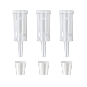 Amindz 3 Stücke Kunststoff Gärspund Luftschleuse Set