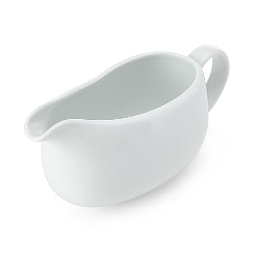 Mikasa Chalk Porcelain Gravy/Sauce Boat, 700ml, Labelled, White - Image 3