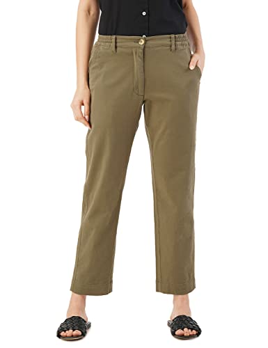 Image of FYLTR Women's Stretch Cotton Comfort Chinos with Elasticated Waistband