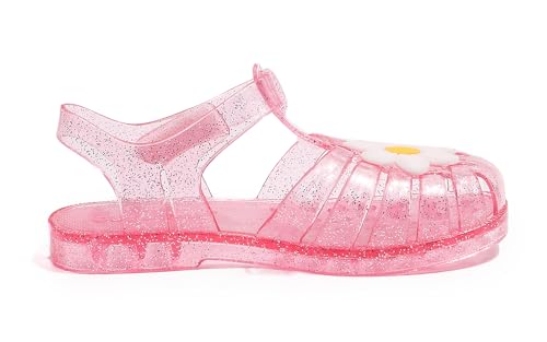 Image of GUGUYeah Jelly Sandals for Girls,Closed Toe Princess Costume Summer Dress Shoes Fisherman Gladiator Water Beach Flat Sandals for Toddler /Little Kid /Big Kid