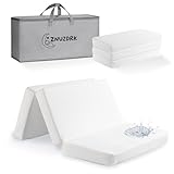 Pack and Play Mattress 38"x26"x1.5", Tri-fold Portable Pack N Play Mattresses for Playpens, Mini Crib Mattress with Waterproof Washable Breathable Cover for Infants and Toddlers