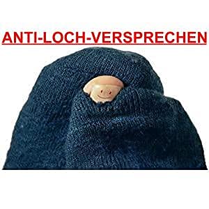 TippTexx 24 2 Paar Stiefelsocken(47/48, Grau mit Wolle - 2 Paar)