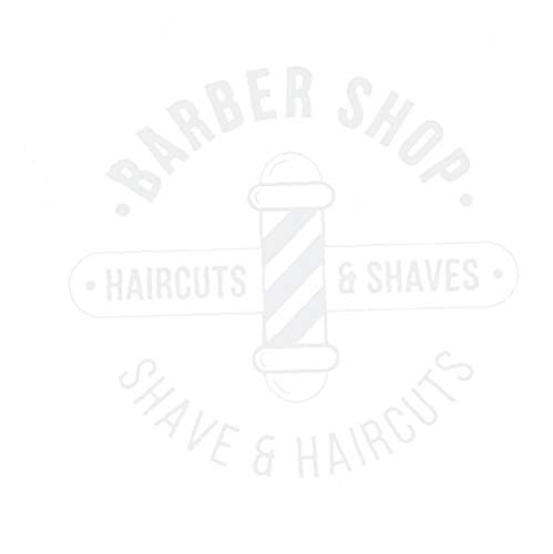 Heall Stickers muraux Mots Anglais Barber Boutique Amovibles Stickers Muraux pour Mur Chambre Boutique Décor Blanc