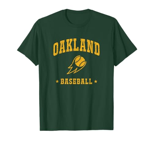 Oakland Baseball Vintage Gameday Retro Baseball Lover T-Shirt