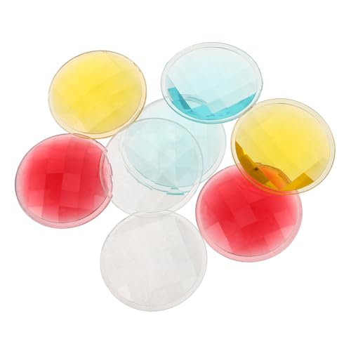 Kisangel Toy Prism Glasses DIY Kit 8pcs Kaleidoscope Lens Set for Kids Adults Craft