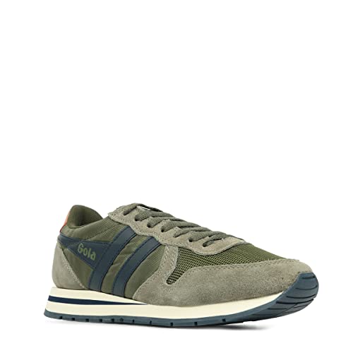 Image of Gola Men's Daytona Sneaker, Khaki Rhino Navy, 8