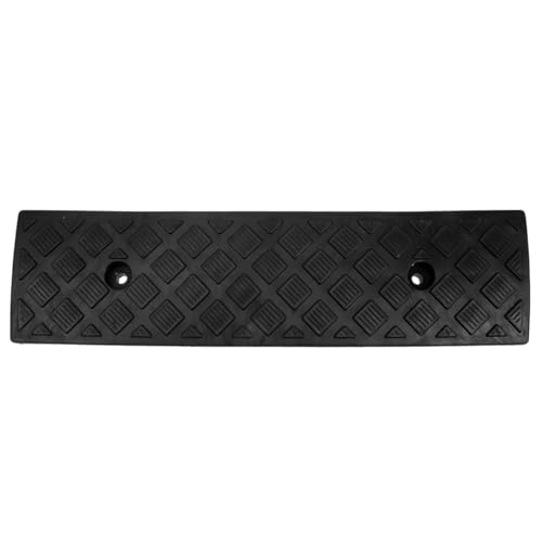 Popetpop Tapis De Seuil en Plastique AntidéRapant pour AccèS en Rampes De Garage Et Bordures, 49.5 X 13 Cm