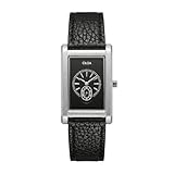 CILOA Watches for Men Unique Rectangle Relojes para Hombres Fashion Simple Analog Wrist Watch with Leather Strap, Black