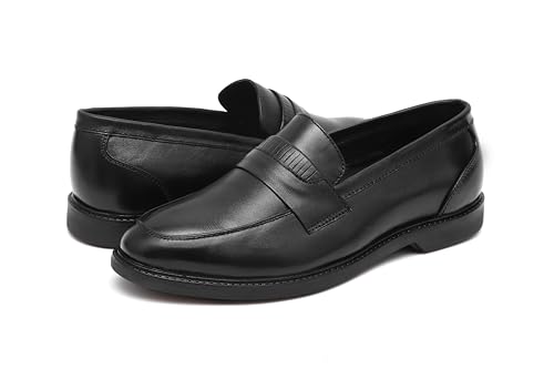 Image of ARAMISH New Men's Leather Slip on Formal Shoes Moccasin Loafers for Men's