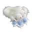 White blue mat