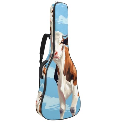 Sac de transport pour guitare acoustique idéal pour les trajets et cours de musique