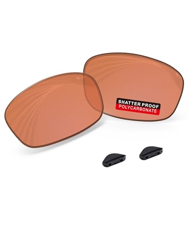 Image of PRO+ Polycarbonate Replacement Lenses & Nose Pads for Oakley Fives Squared(4+1) OO9238 Sunglasses