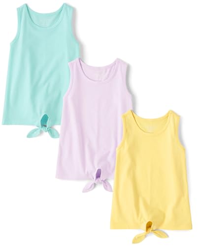 The Children's Place Girls' Sleeveless Tie Front Tank Top