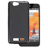 OAGELIM Hülle kompatibel mit Wileyfox Spark+ Hülle Stoßfeste TPU Weiche Flexible Schützende Handyhülle mit Kratzfestigkeit & Militärischer Fallschutz (Schwarz)