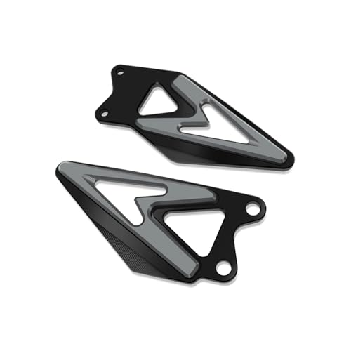 オートバイ用フットレスト ヒールガード コーブ リアセット フットレスト ペグプロテクター ZX-6R 636 2019-2025 2024 2023 対応(Titanium)