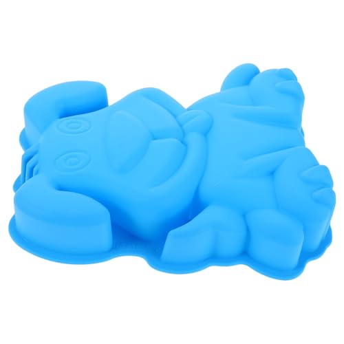 OSALADI Molde de Silicona para Pastel Forma de Perro Azul Resistente a Altas Temperaturas Flexible y Apto para Horno y Microondas Adecuado para Repostería Creativa y Celebraciones