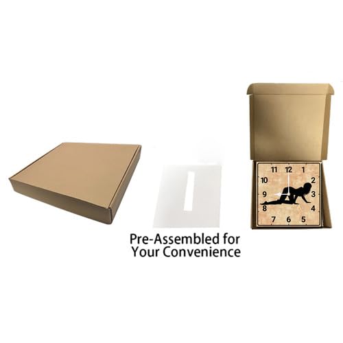 Reloj de pared cuadrado de madera 10 pulgadas silencioso miniatura 5