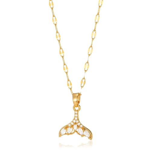 Collier argent 925 queue de sirène pour femme et enfant, bijou raffiné HHRFCS