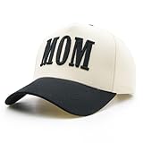 YQZUWUXE Womens Mom Trucker Hat, Vintage Snapback Mama Baseball Cap, Trendy New Mom Gifts 2026 Mothers Day Outfits for Mommin Black