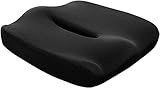 Ergonomisches Sitzkissen: Unser ergonomisches Sitzkissen, das von Experten entworfen und empfohlen wurde, eignet sich besser für die Hüftform der Menschen. Das Sitzkissen orthopädisch bietet Ihnen die angenehme Festigkeit und Stützkraft, durch die Sie korrekt auf den Bürostuhl sitzen können. Orthopädisches Sitzkissen kann den Druck auf das Steißbein reduzieren, dann lindert die Schmerzen und verbessern die Bein- und Hüftschmerzen, die durch langfristiges Sitzen verursacht werden.