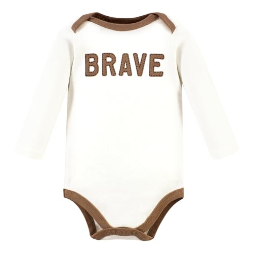Image of Hudson Baby baby-boys Cotton Long-sleeve Bodysuits 5-pack