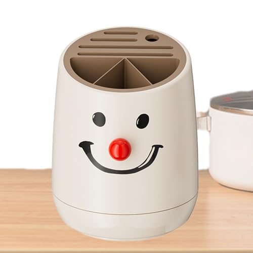 Fogukier Soporte Para Cortadores Giratorio | Organizador para Cuchillos | Organizador Compacto Ahorrador De Espacio Para Cocina Y Hogar En Encimeras Y Gabinetes