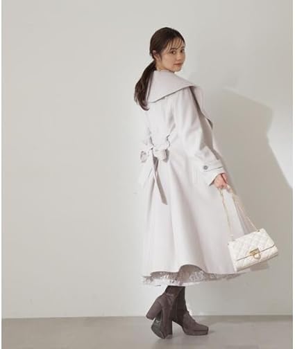 Amazon | [プロポーションボディドレッシング] ガウンロングコート