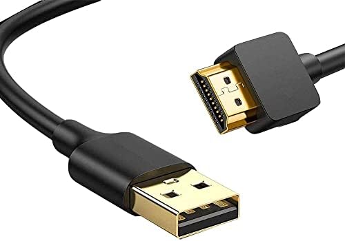 ANKKY USB to HDMI Adapter Cable for Mac iOS Windows 10/8/7/Vista/XP, USB 3.0 to HDMI Male HD 1080P Monitor Display Audio Video Converter Cable Cord - 2M
