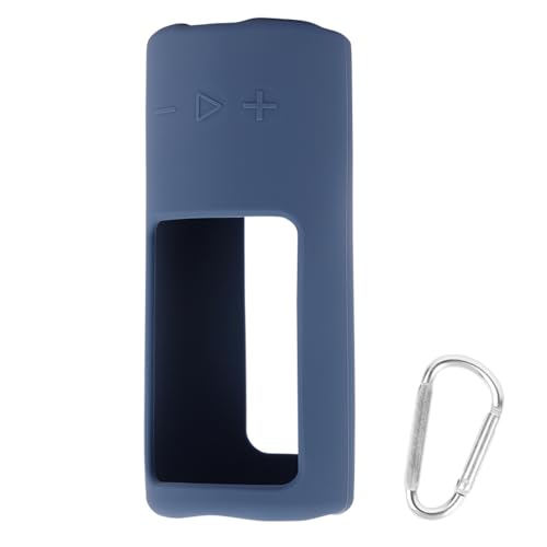 For JBL Grip ポータブル Bluetooth スピーカー用シリコンカバー 保護スリーブ ポータブルスピーカースタンドアップカバーポーチ フック付き 旅行 運動 持ち便利 スピーカー アクセサリー (ブルー)