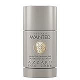Azzaro Wanted, Desodorante Sólido Antitranspirante en Barra de Alta Protección para Hombre, Suavemente perfumado, 75 ml