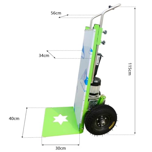 Carretilla eléctrica para escaleras 800W 881lb carga miniatura 5