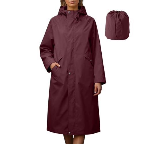 Chubasquero para hombre y mujer, impermeable, transpirable, abrigos con capucha para exteriores, chaqueta larga para la lluvia, gabardina de viaje, ropa de lluvia plegable, chaqueta de softshell