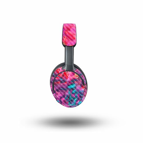 Image of MightySkins Carbon Fiber Skin Compatible with Bose QuietComfort Ultra - Paint Party | Protective, Durable Textured Carbon Fiber Finish | Easy to Apply