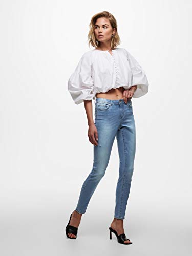 Only Onlwauw Life Mid SK DEST Bj759 Noos Jeans