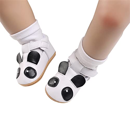 Summer Autumn Comfortable Baby Toddler Shoes Cute Animal Children Breathable Floor Little Girl Dress Shoes (White, 5 Infant)3