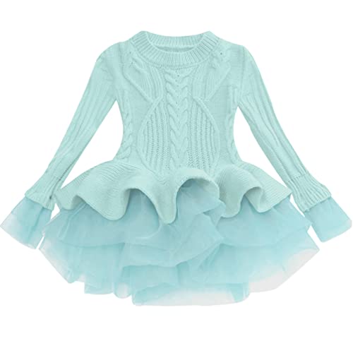 Image of FKKFYY Long Sleeve Fall Sweaters for Girls