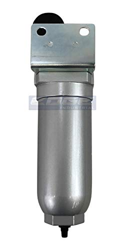 HEAVY DUTY INDUSTRIAL GRADE COALESCING FILTER WITH 0.01u MICRON ELEMENT, METAL BOWL, REMOVES 99.98% MOISTURE, VAPOR AND OIL FROM COMPRESSED AIR LINES, AUTO DRAIN (3/4" NPT, 11oz) - Thumbnail 3