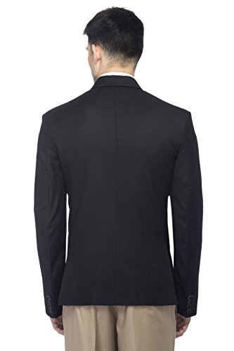 Image of FAVOROSKI Designer Men's Slim Fit Notched Lapel Single Breasted Solid Blazer