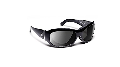 Briza Sharp View Gray Sunglasses Glossy Blac - Small & Large