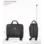 star cloud Rigid Frame Roling Laptop Bag on Wheels, Rolling Briefcase with USB & Type-C Charging Port,Water Resistant Rolling Computer Bag for 17.3 Inch Laptop, Work Travel and Business - Image 4